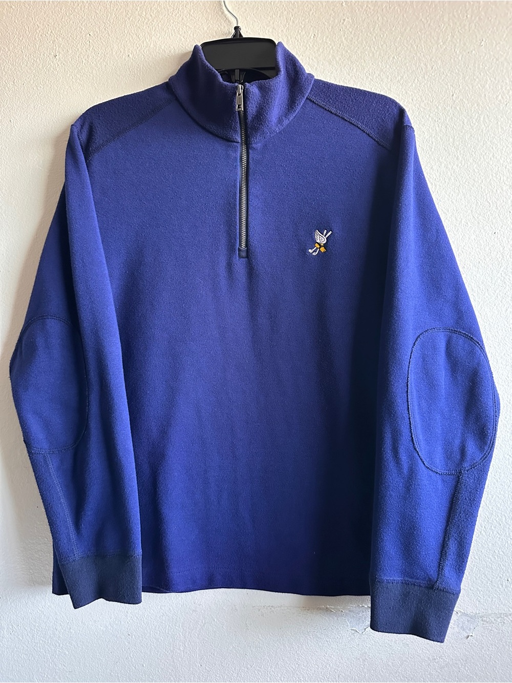 Ralph Lauren Polo Golf Men's Quarter-Zip Sweater with Embroidered Motif Size M